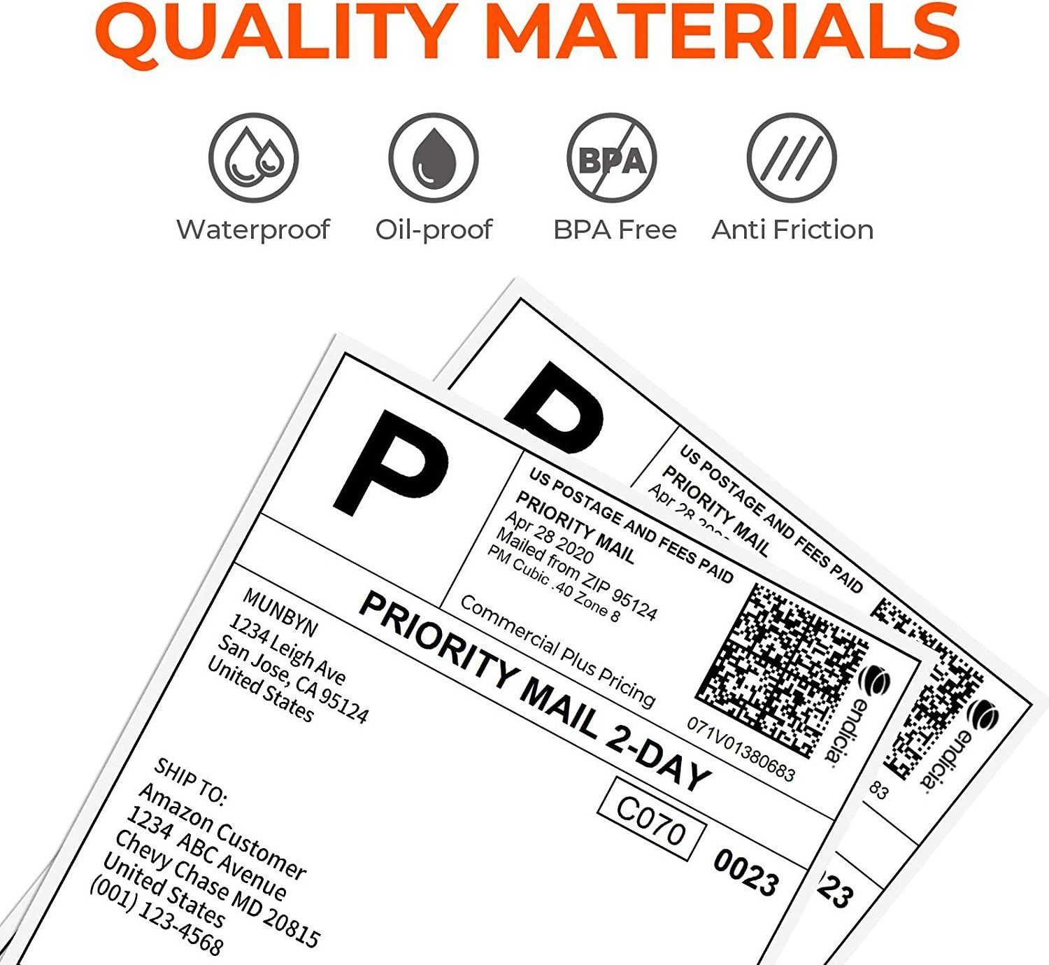 China Manufacture Waybill Sticker A4 Thermal Paper Waterproof for packing label Free Samples and Fast Delivery