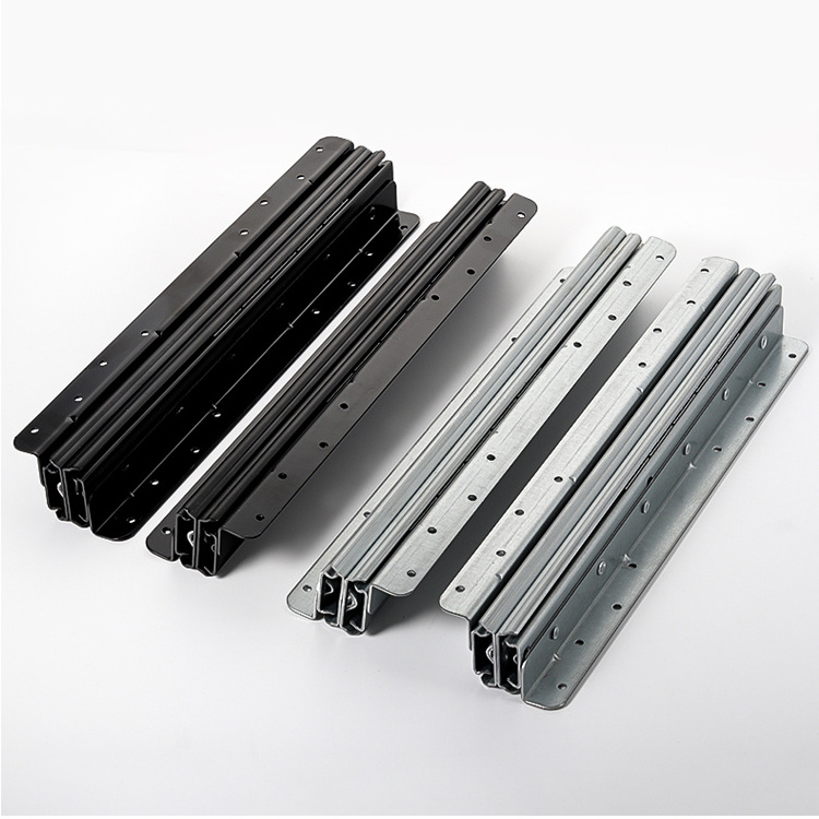 Load 120KG Drawer Slides Heavy Duty Hidden Full Extension Bottom Install Frame Drawer Slide