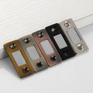 Modern Stainless Steel Magnetic Cabinet Door Catch with Double-Sided Adhesive Tape Screws