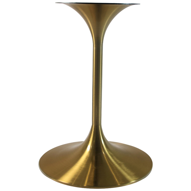 Customized DIY Metal Pedestal Iron Trumpet table legs feet stand simple round hotel coffee restaurant Tulip table base