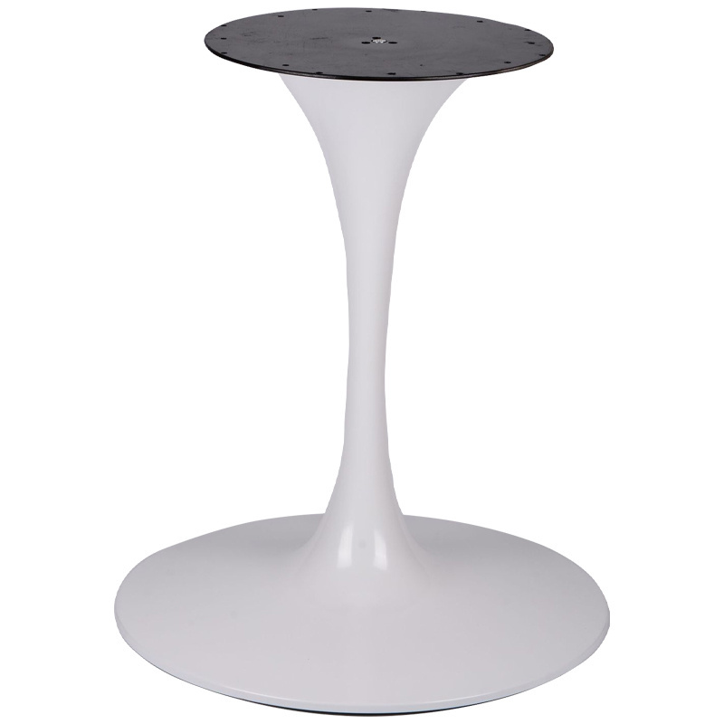 Customized DIY Metal Pedestal Iron Trumpet table legs feet stand simple round hotel coffee restaurant Tulip table base