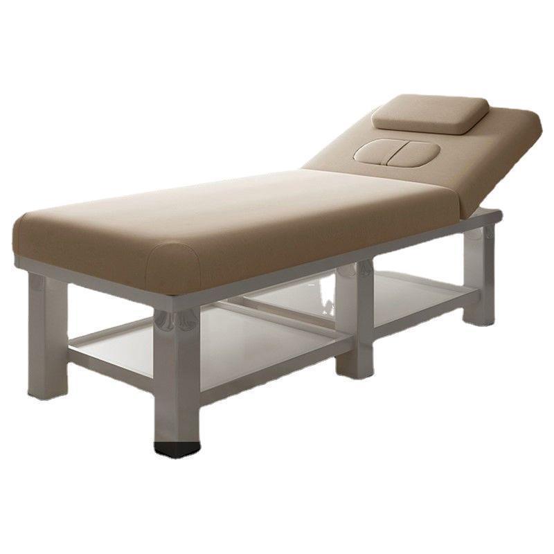 Folding massage bed with hole