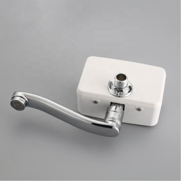 Automatic sensor faucet wall mounted brass medical hand-washing taps for hospital and public places