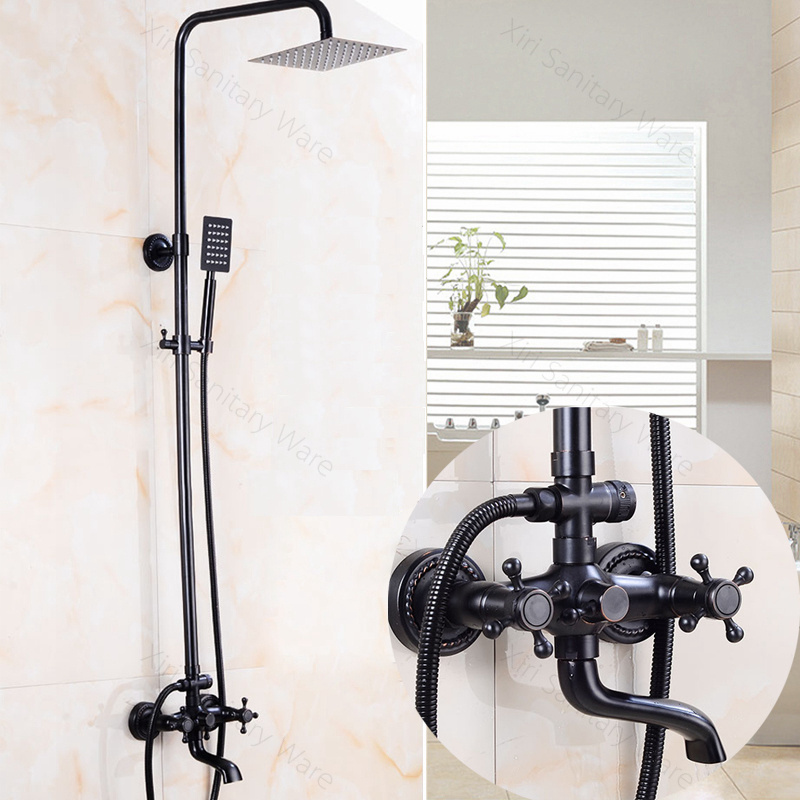 Classic shower sets and faucets antique black bath shower faucets SF0312-1