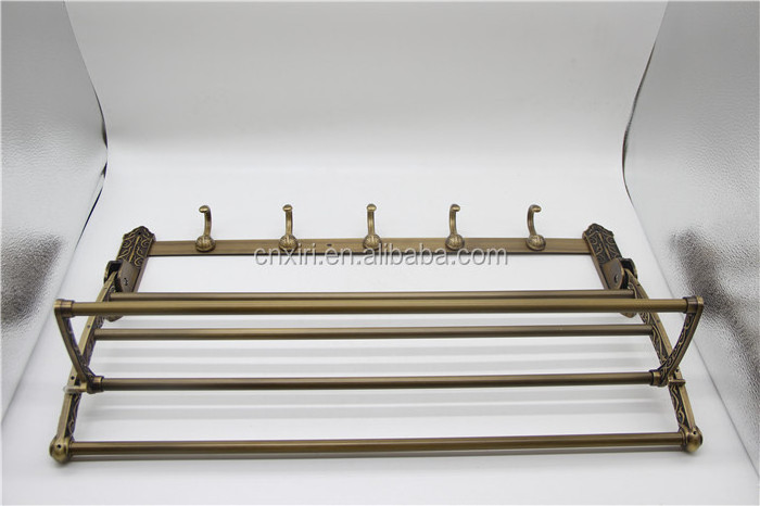 Wholesale And Retail New Design Wall Mounted Towel Shelf Basket Wall Mounted Antique Towel Rack SL-32