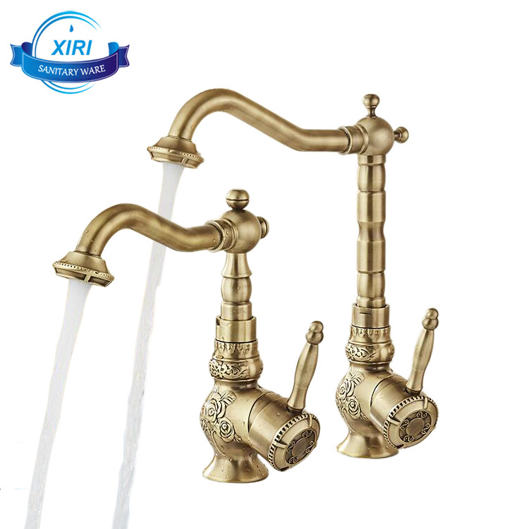 High quality basin faucets antique faucet tap mixer sink faucet for bathroom AF0326