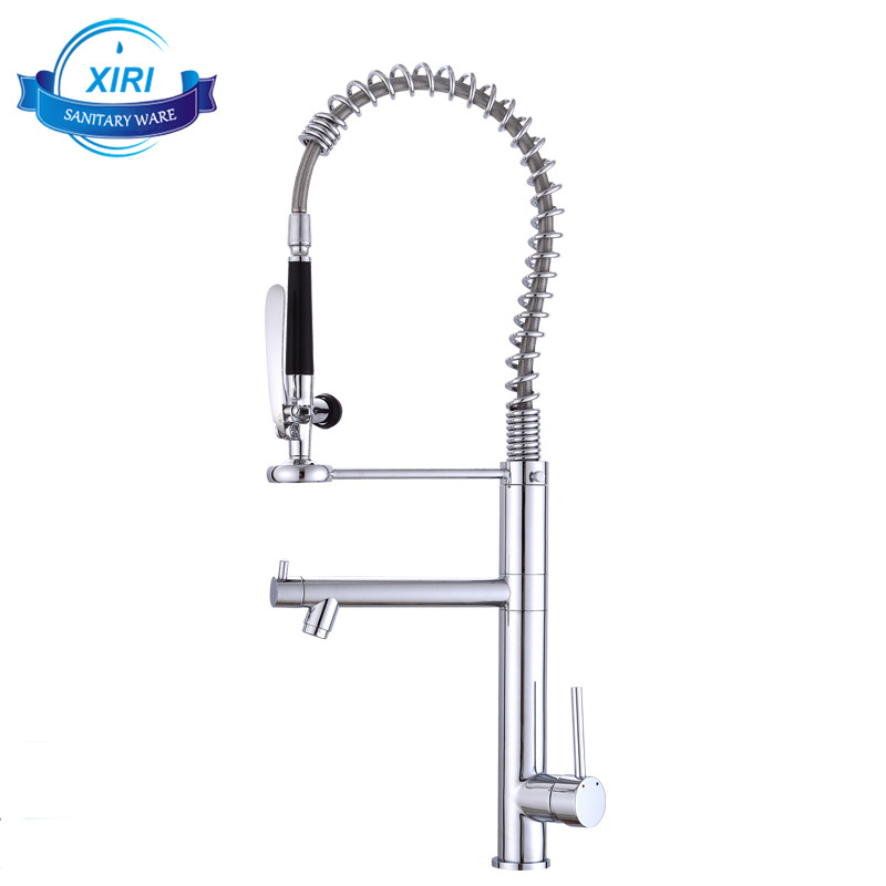 Pull down kitchen faucet flexible hose for kitchen mixer faucet modern sink faucet pull out KF205