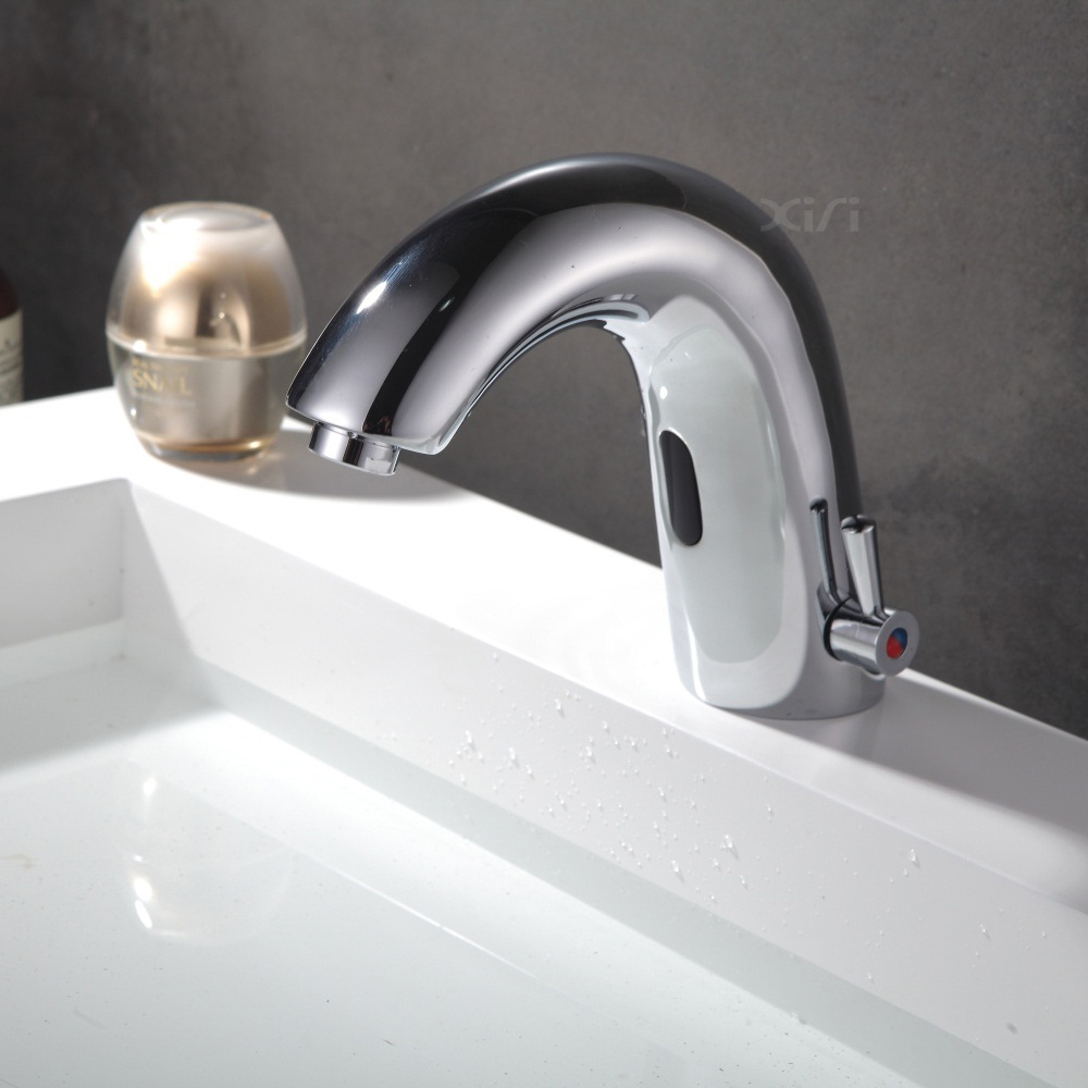 Automatic Hands Touch Free Sensor Faucets Hot And Cold Touchless Water Tap Mixer S8863