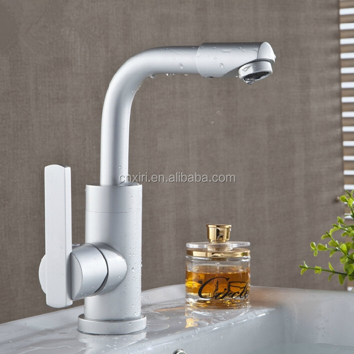 single hole aluminium wash basin faucet A96018