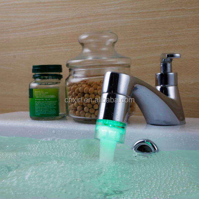 (A0708) Temperature Control Water Faucet Led Color Changing Faucet Light