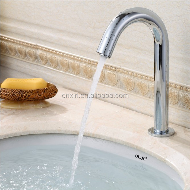 Brass Automatic Sensor Faucet Touchless Bathroom Sink faucet brass medical tap XR8857