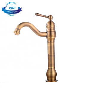 Modern bathroom sink taps antique brass faucet mixer single handle basin faucets XR0321