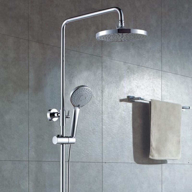 Constant Temperature Control Shower Sets In Wall Thermostatic Mixing Valve Shower Faucet with Rain Showerhead