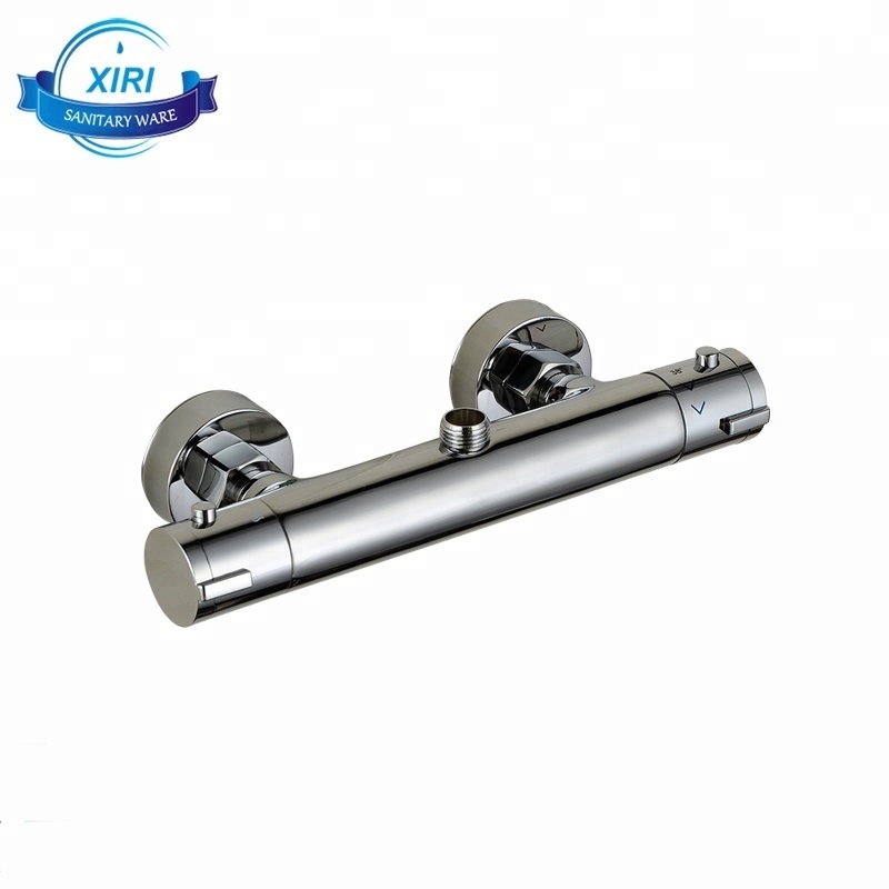 Wall Mount Exposed Constant Temperature Control Shower faucets Thermostatic Shower Mixer Faucet