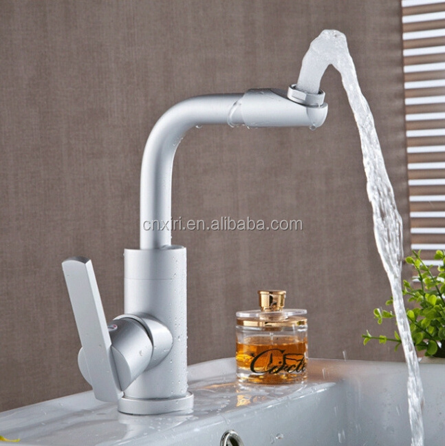 single hole aluminium wash basin faucet A96018