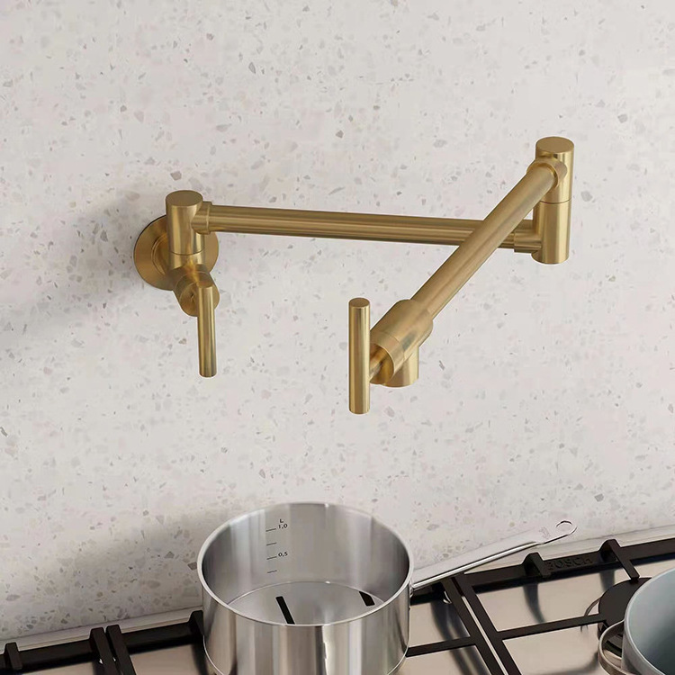 Brass Single Cold Water Folding Models Vegetable Sink Faucet Kitchen Extension 360 Degrees Turn Dishwashing Faucet XR8558