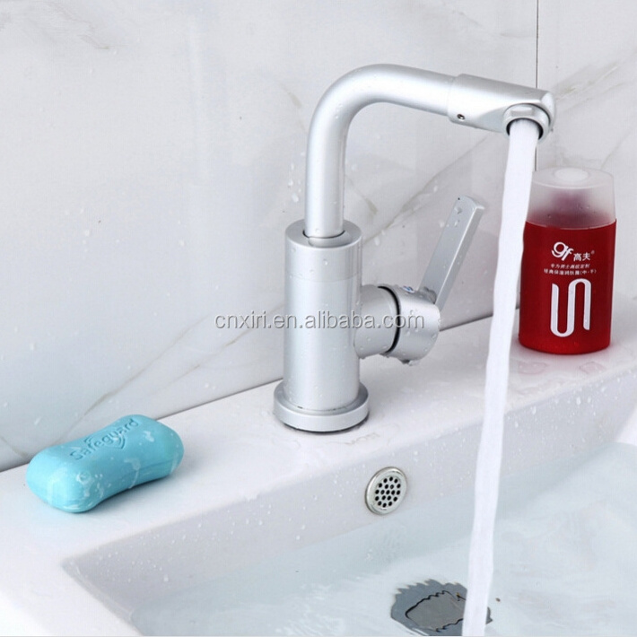 single hole aluminium wash basin faucet A96018