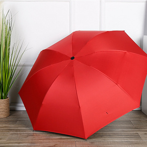 3 Folding Umbrella  with black coating UV protection rainy and sunny umbrella for promotion gifts