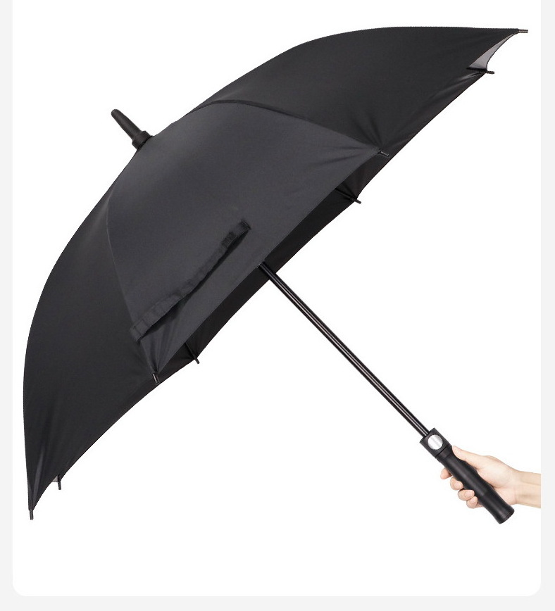 OEM British Business Automatic Golf Umbrella Long Handle Wholesale Japanese Sunscreen Straight Handle Umbrella UV Printing 24k