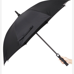 OEM British Business Automatic Golf Umbrella Long Handle Wholesale Japanese Sunscreen Straight Handle Umbrella UV Printing 24k