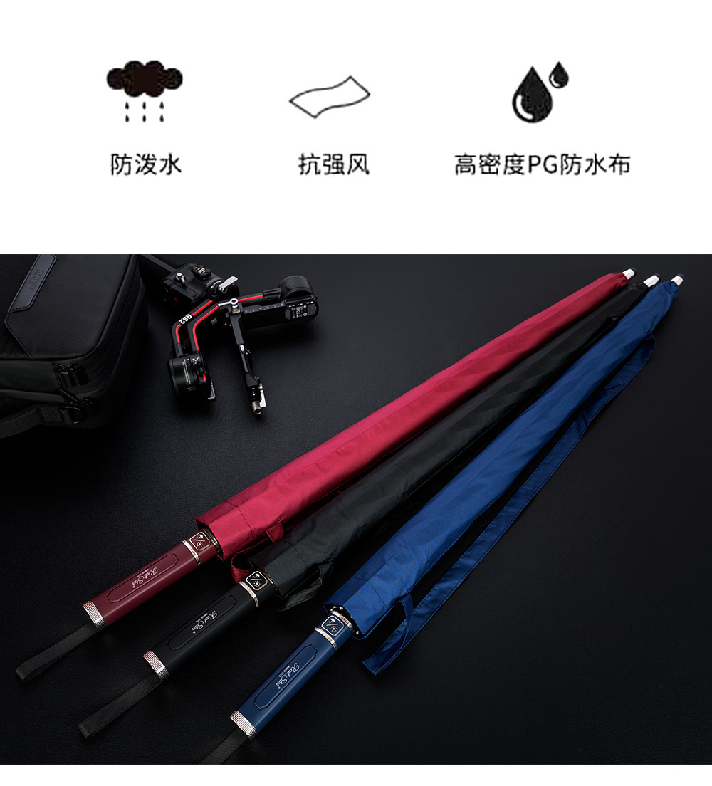 Automatic Open Golf Umbrella 47/54/62/68 Inch Extra Large Umbrella Oversize Double Vented Canopy, UV Protection Waterproof