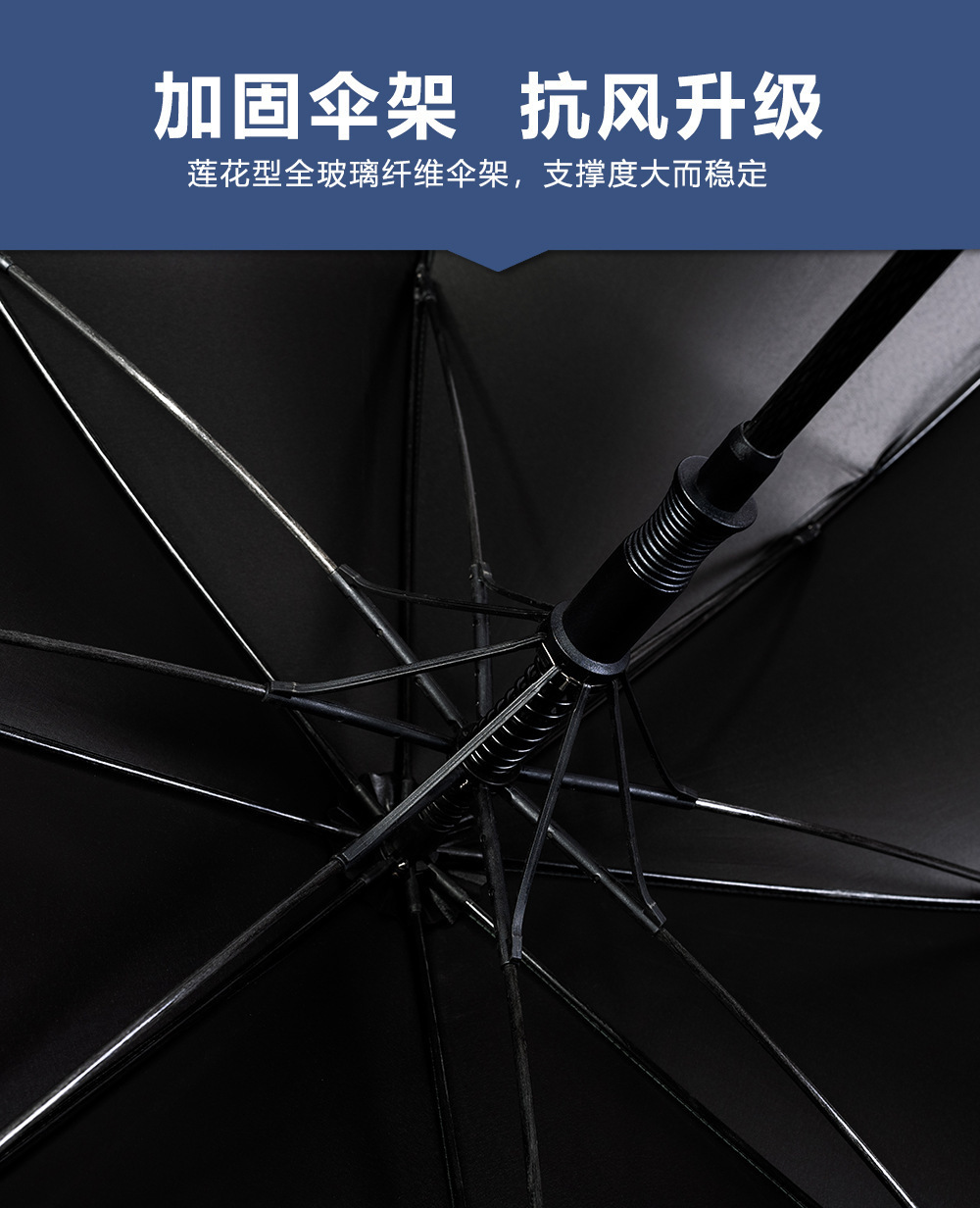 Automatic Open Golf Umbrella 47/54/62/68 Inch Extra Large Umbrella Oversize Double Vented Canopy, UV Protection Waterproof