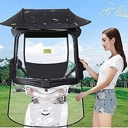 motorcycle/Electric Vehicle Umbrella Sun Shade Rain Cover Dust Proof Electric Vehicle Scooter Umbrella