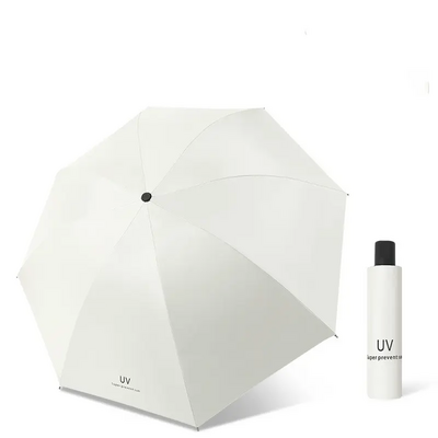 21"*8k automatic 3 folding umbrella with pouch  water proof UV protection umbrella