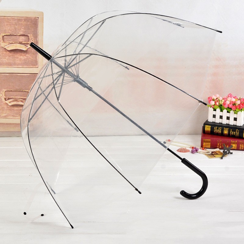 Gossip Girl Princess Umbrella Thickened transparent automatic Apollo mushroom umbrella Eiffel Tower plastic umbrella