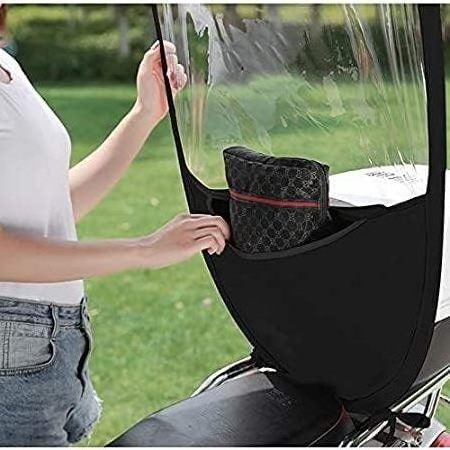 Motorcycle Rain Cover Semi-Closed Umbrella Canopy Awning Universal Motor Scooter Umbrella Mobility Sun Shade Rain Cover