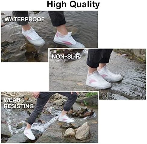 Waterproof Silicone Shoes , Non-slip Water Resistant Overshoes Silicone Rubber Rain Shoes Latex Opp Bag Fashion Jiangxi Midi