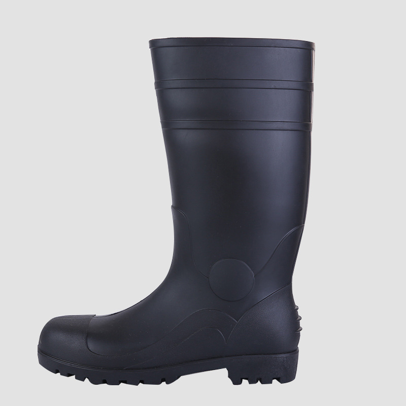 Wellington boots with Safety steel toe Rain Boots Industrial Mining Farming Use Labor Protection Water Shoes