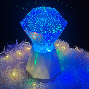 Holiday Christmas gifts 3D Diamonds Music Night Light, Smart LED Laser Amazing Gaming Ambient Lights