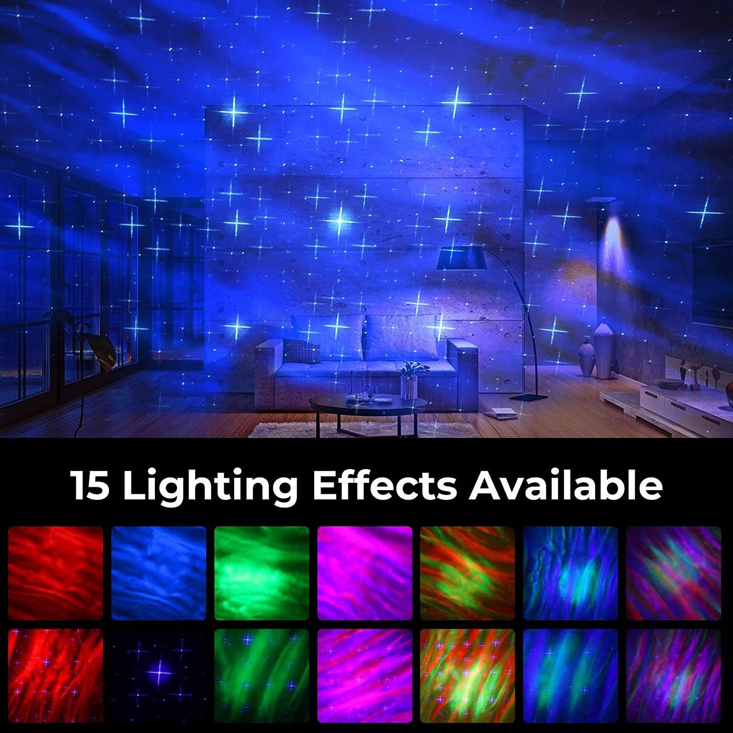 Unique 3d Aurora Starry Sky Projector led Nebula Cloud Star Night Light camping lights