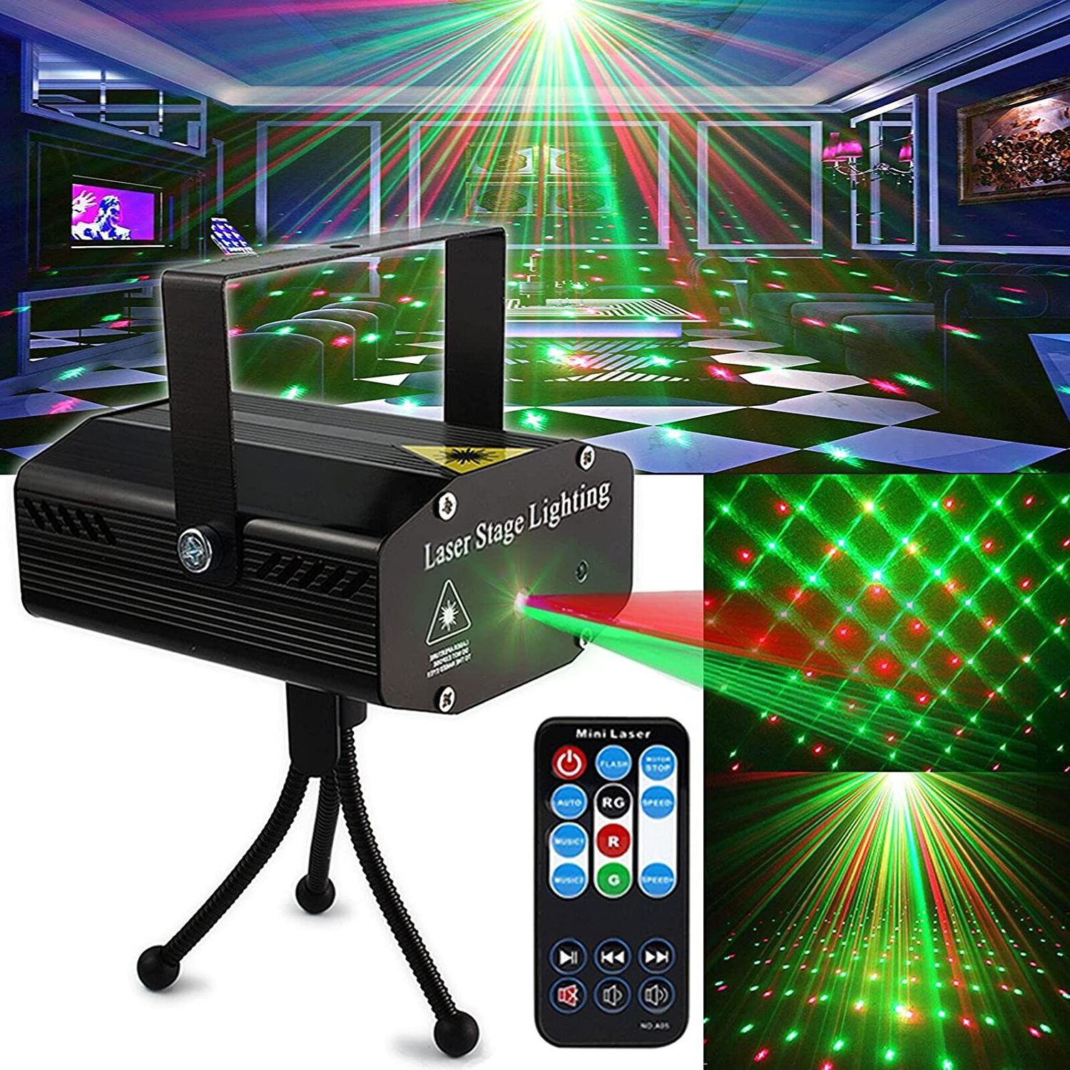 Parties Home Show Bar Club Birthday KTV DJ Pub Karaoke Christmas Holiday DJ Lights Rave Stage Lighting Projector