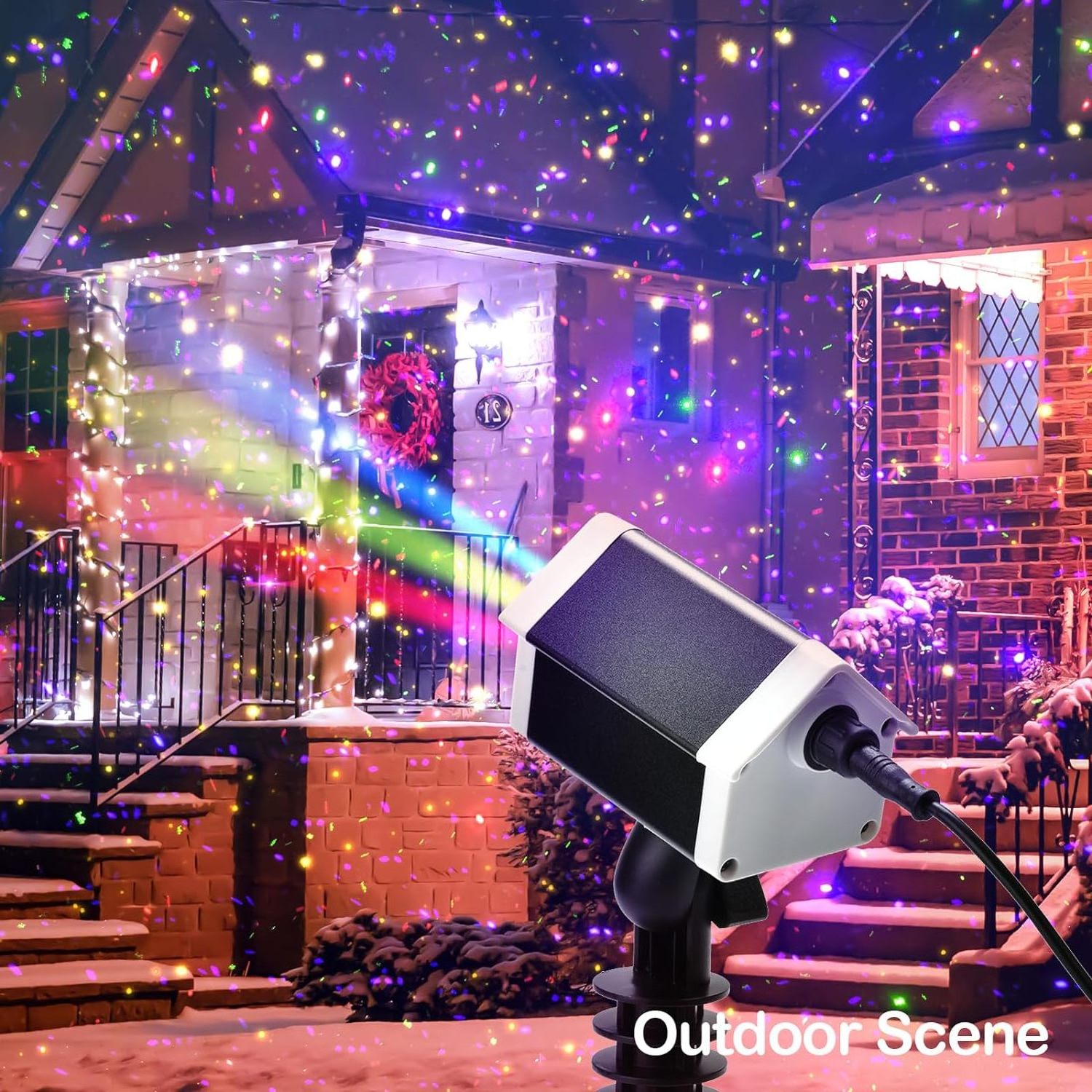 2024 hot laser light new design outdoor waterproof best price outdoor wall solar light Camping Decorative Lights Chr