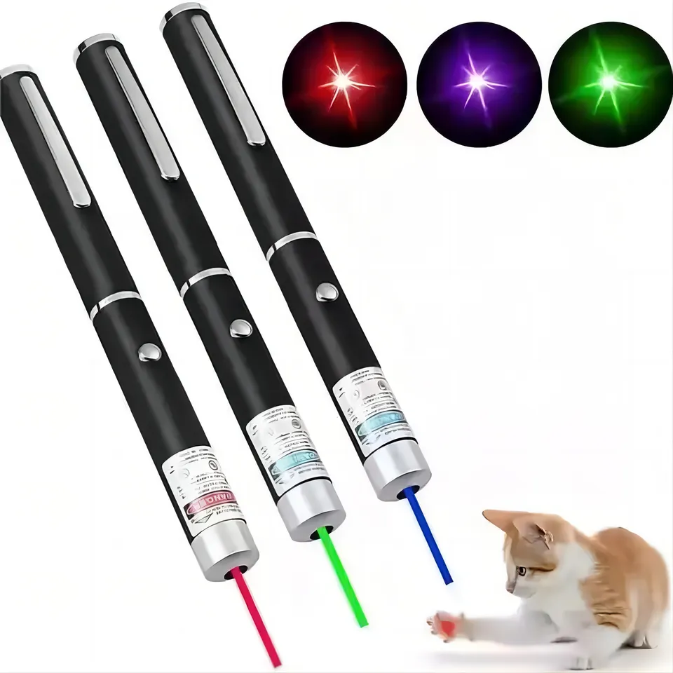 Cats Toy Laser Pointer Pen Green  Dot Laser Light Pointer Pen Powerful Laser Meter Hunting Lazer Device Survival Tool