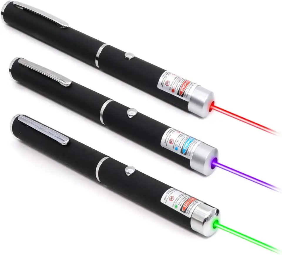 Wholesale Multi-functional green laser pen teaching cats toy Red purple blue laser pointer