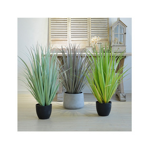 China Factory Hot Sale Home Wedding Ornament PVC Material 90 cm Pampas Multiple Colors Artificial Potted Onion Grass