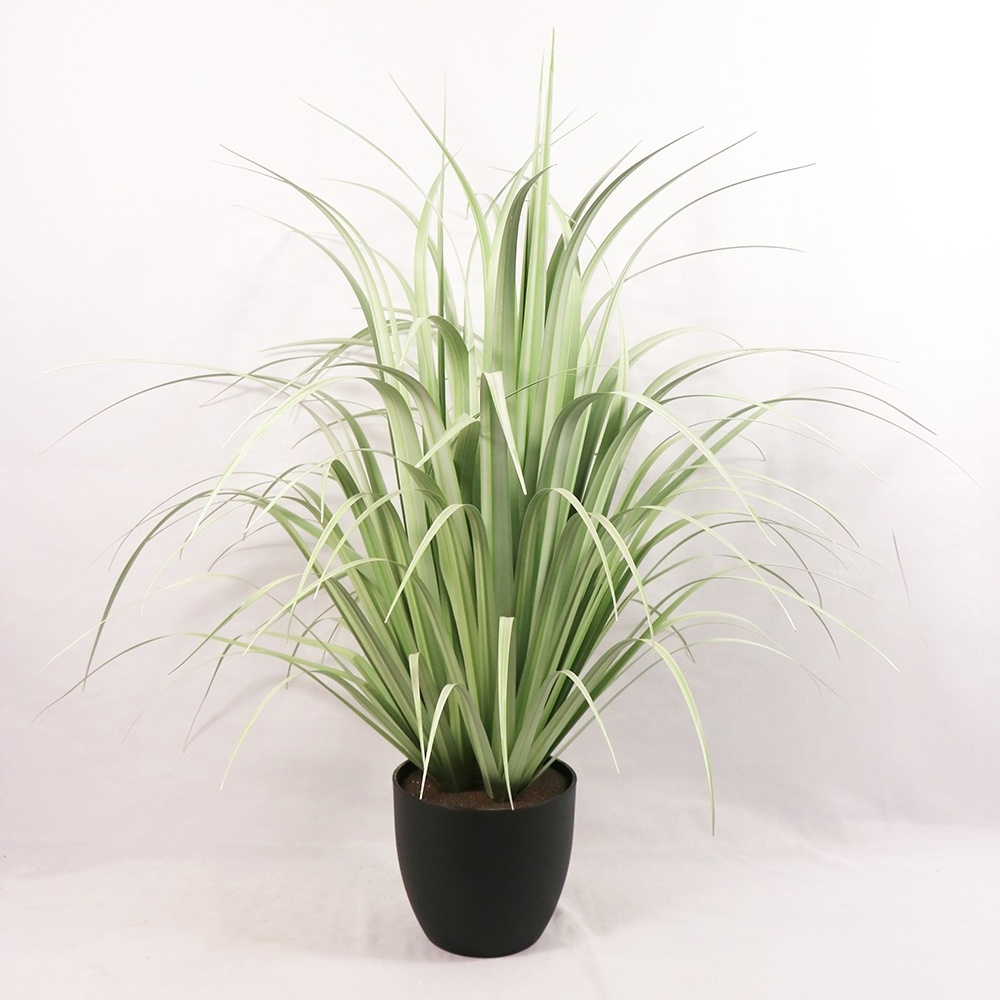 China Factory Hot Sale Home Wedding Ornament PVC Material 90 cm Pampas Multiple Colors Artificial Potted Onion Grass