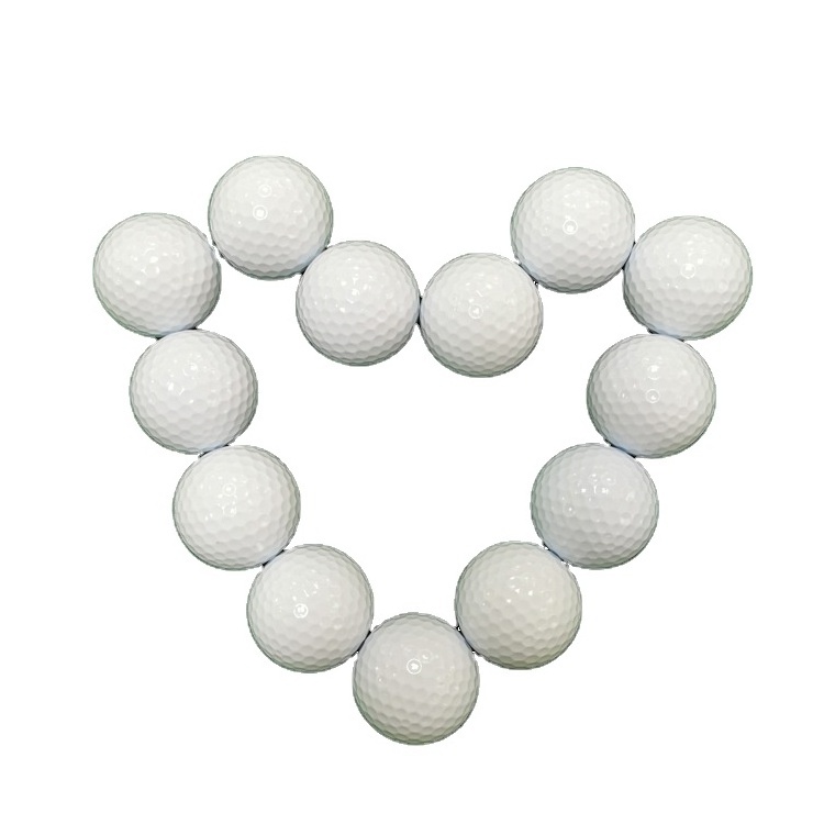 Wholesale Urethane customized logo Golf professional exercise ball Two Piece Range Golf Balls