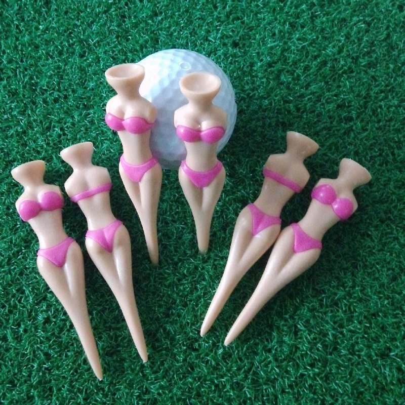 customized 70 mm one foot woman PP golf tee Lady Golf Tee Plastic Practice Training Golfer Tees