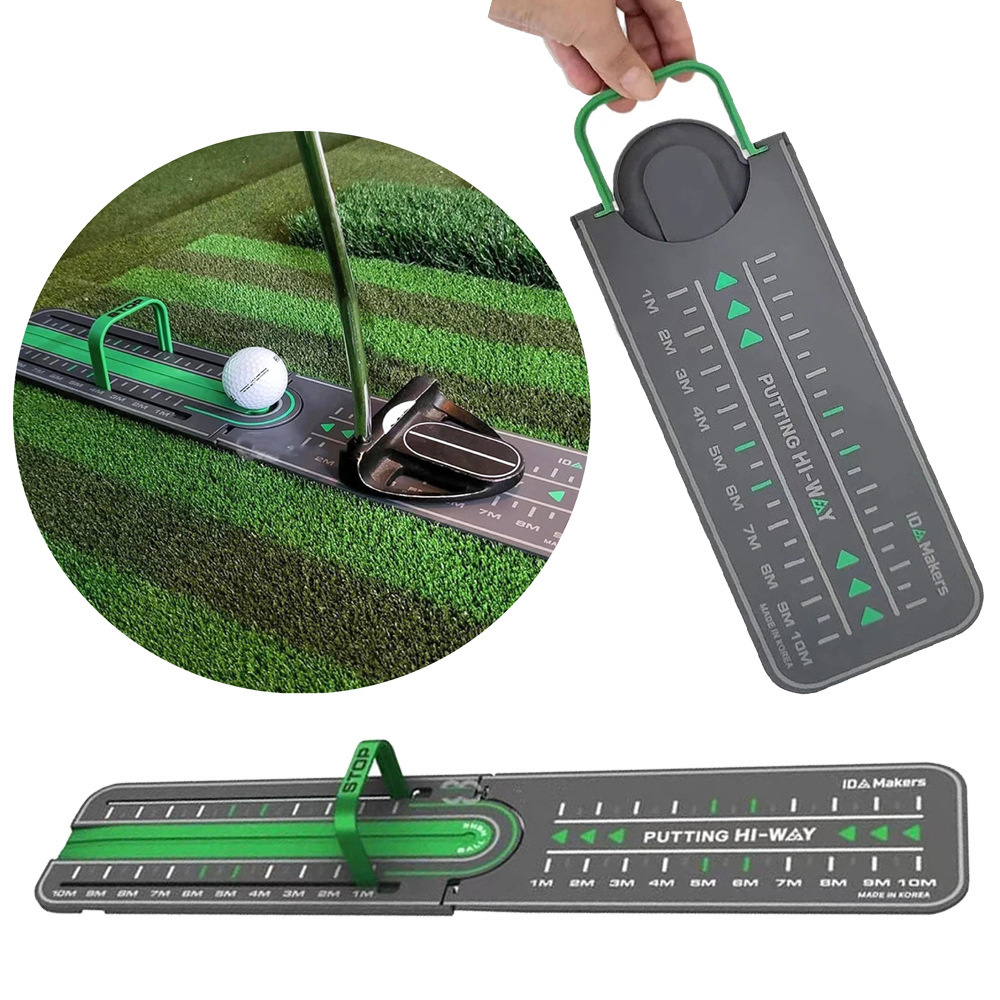 Golf hi-way putter practice trainer Straight-line corrector customized golf putting accessories