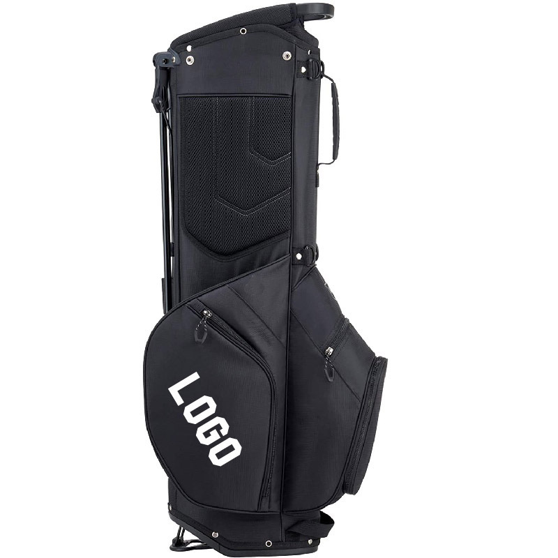 High quality black nylon golf stand bags Golf professional carry golf lightweight bag