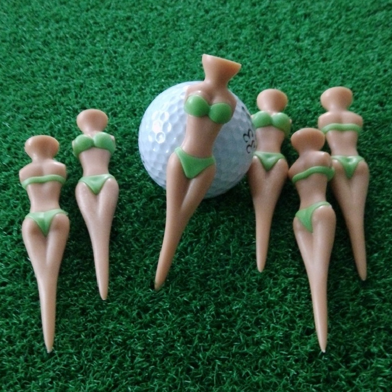 customized 70 mm one foot woman PP golf tee Lady Golf Tee Plastic Practice Training Golfer Tees