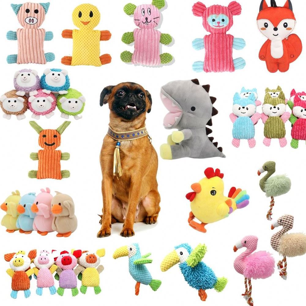 Plush Eco-Friendly Puppy Chew Toys Pack Pet Toy Set Dog Rope Toys Puppy Grinding Teeth Set