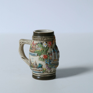 Cheap Hungary Souvenir Ceramic Beer Cup Mini Beer Steins Collections