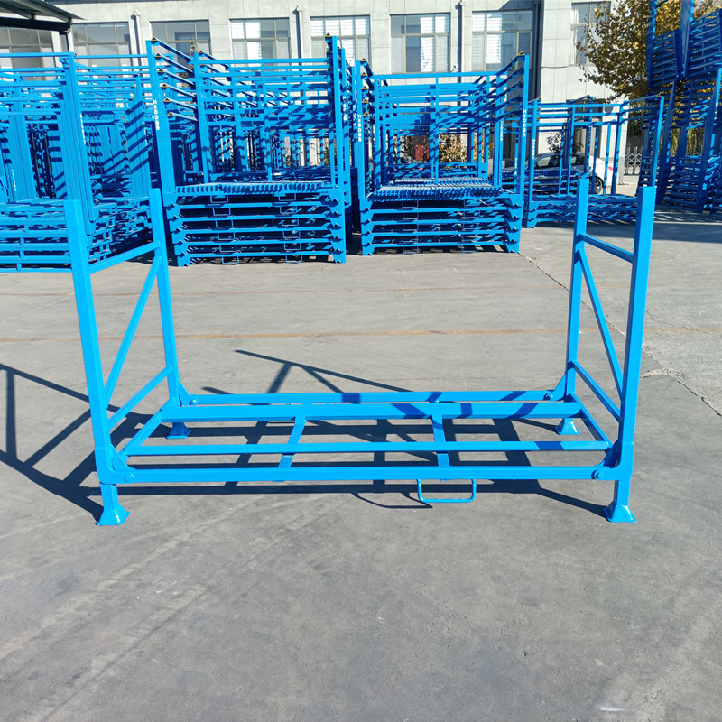 Customized Detachable Portable Stacking Tyres Storage Rack Foldable Portable Tires Rack for Warehouse Storage