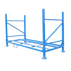 Customized Detachable Portable Stacking Tyres Storage Rack Foldable Portable Tires Rack for Warehouse Storage