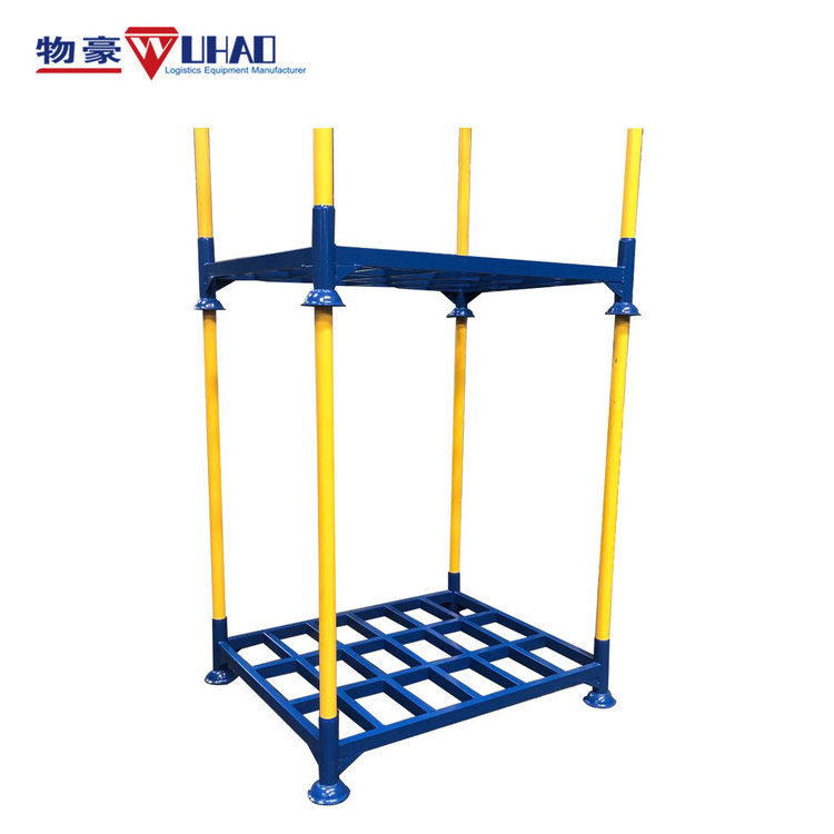 Customized Warehouse Metal Stacking Shelves Portable Detachable Racks Detachable Portable Stacking Rack for Sea Food Storage.